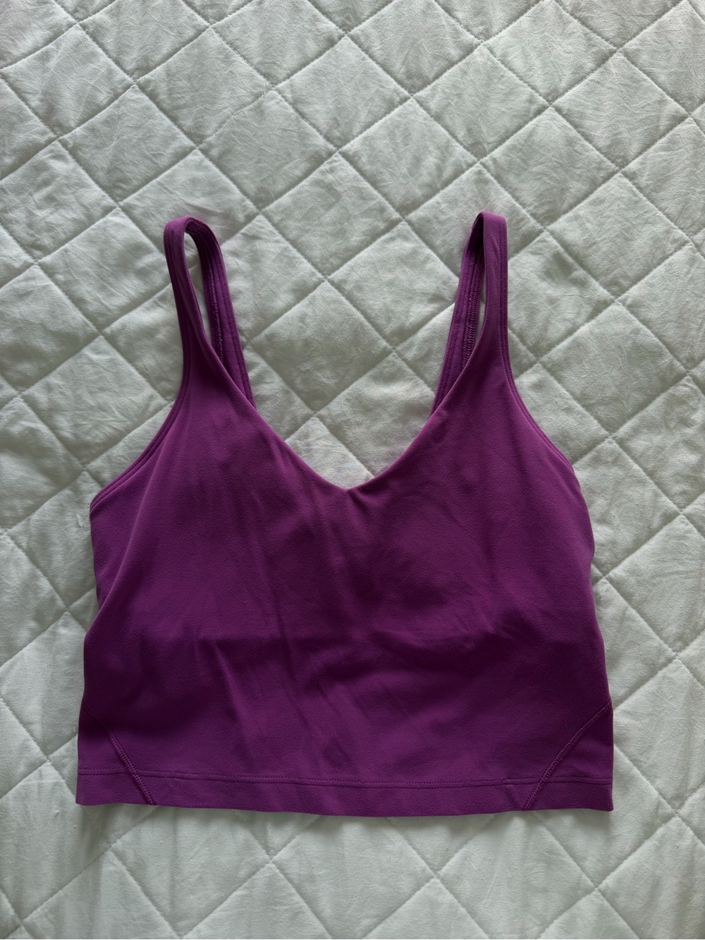 Lululemon purple align tank (there is minimal piling)